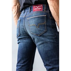 Kimes Ranch Mens Roger Low Rise Slim Fit Bootcut Jeans‎ Size 29